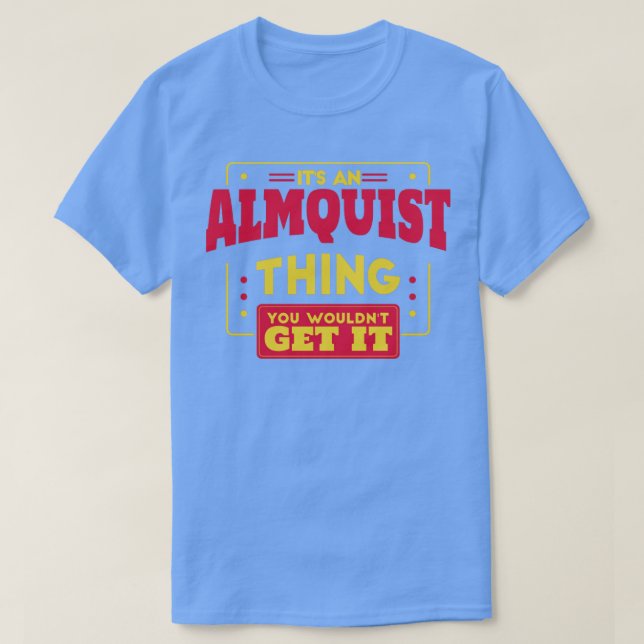 Almquist T Shirt (Design framsida)