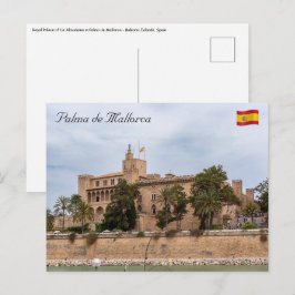 Almudaina-palatset i Palma de Mallorca Vykort