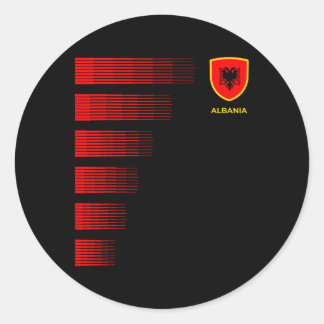 Alnia Flagga Emblem - Alniansk Stolthet Förfädersa Runt Klistermärke