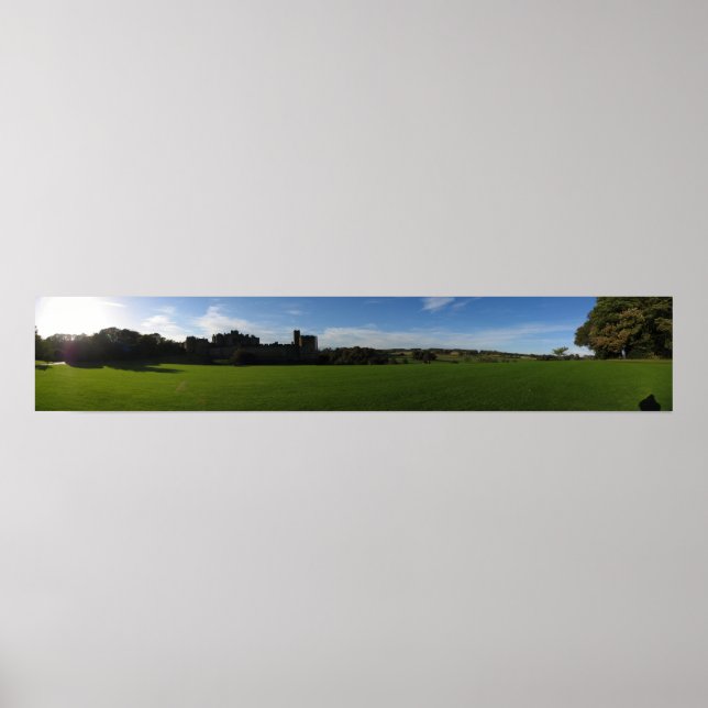 Alnwick Castle Panoramic Poster (Framsidan)