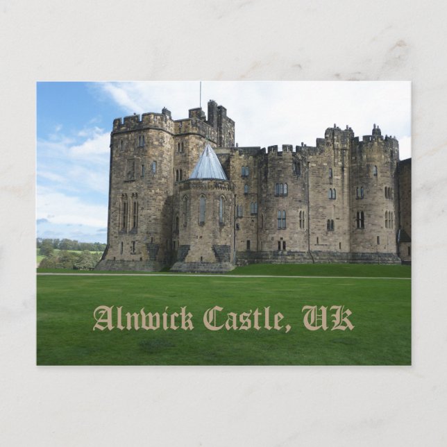 Alnwick Castle UK Vykort (Framsida)