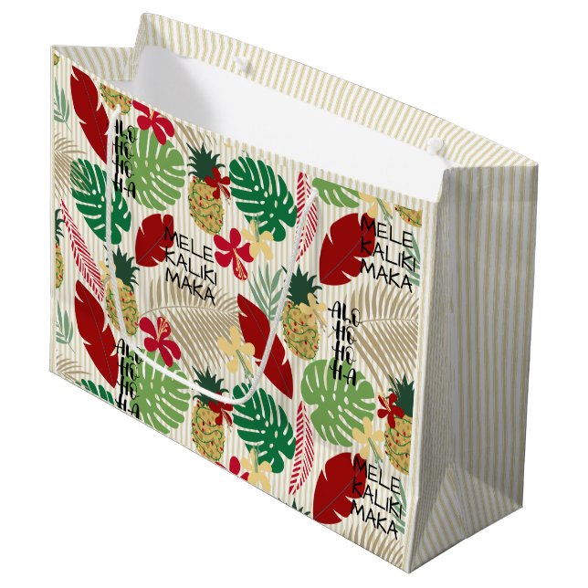 ALO-HO-HO-HA Hawaiian Tropical Helgdag (Framsidan Vinklad)