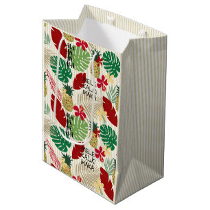 ALO-HO-HO-HA Hawaiian Tropical Helgdag Wrapping P
