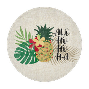 ALO-HO-HO-HA Hawaiian Tropical Pineapple Doormat