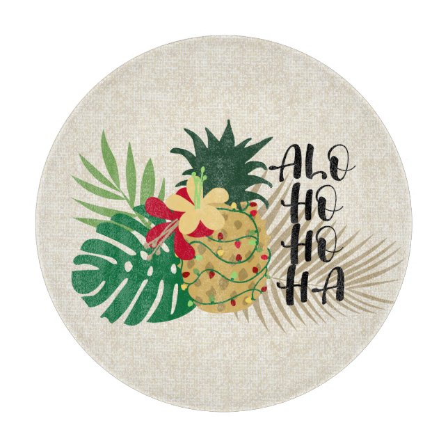 ALO-HO-HO-HA Hawaiian Tropical Pineapple Doormat (Framsidan)