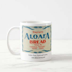 Aloafa bröd kaffemugg