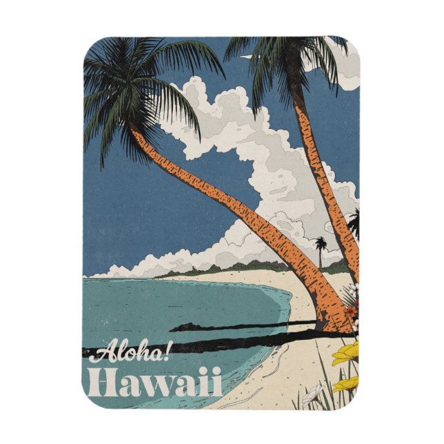 Aloah! Hawaii Magnet (Vertikal)