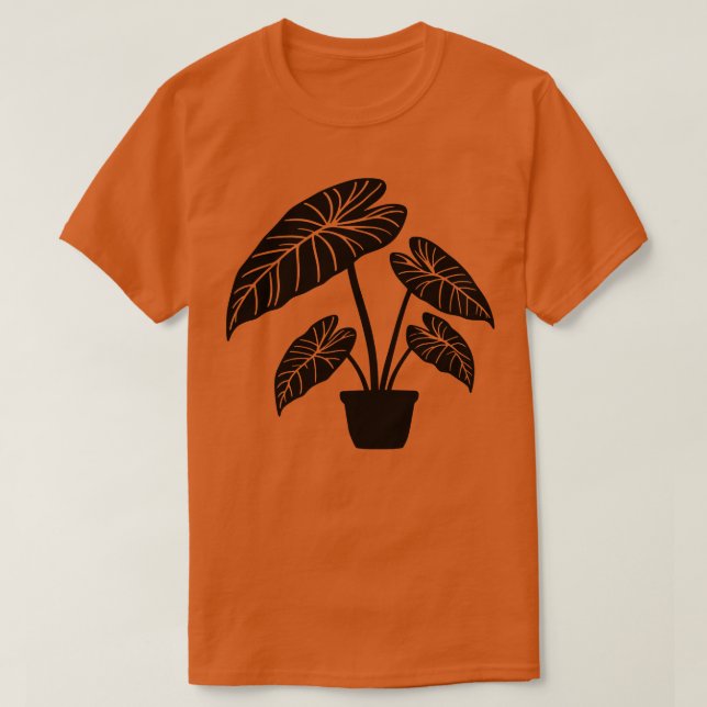 Alocasia Plant T Shirt (Design framsida)