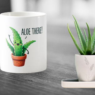 Aloe! Cute Aloe Vera Plant Mugg