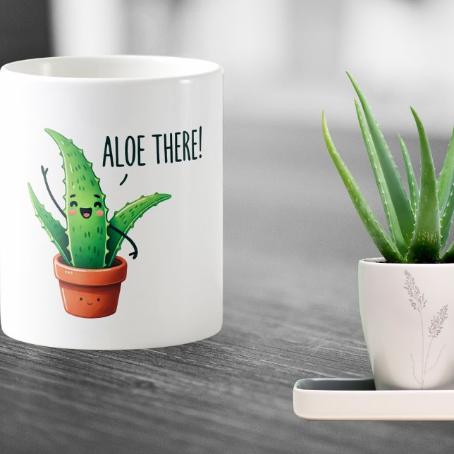 Aloe! Cute Aloe Vera Plant Mugg (Skapare uppladdad)