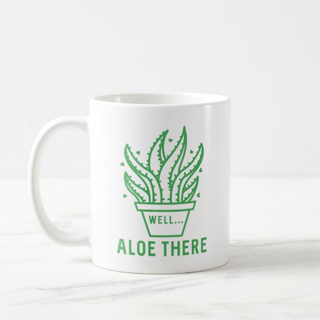Aloe där kaffemugg (Vänster)