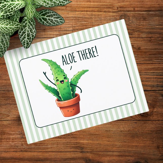 Aloe där! Lyckönskningskort Vykort (Skapare uppladdad)