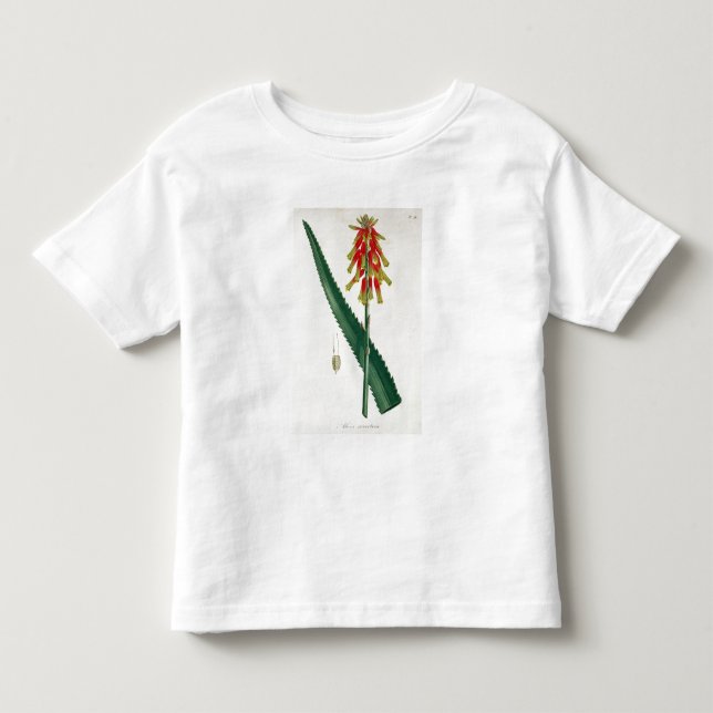 Aloe från "Phytographie Medicale" vid Joseph T-shirt (Framsida)