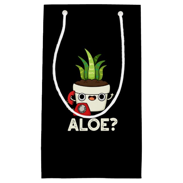 Aloe Funny Plant Hej Pun Mörk BG (Framsidan)