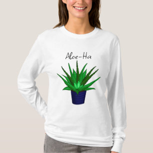 Aloe-Ha Plant Pun T Shirt