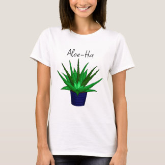 Aloe-Ha Plant Pun T Shirt