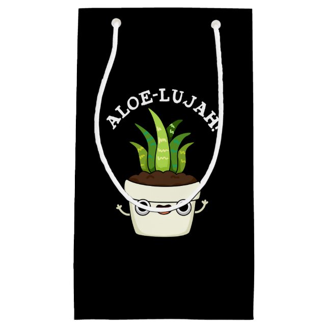 Aloe-llujah Funny Aloe Vera Pun Mörk BG (Framsidan)