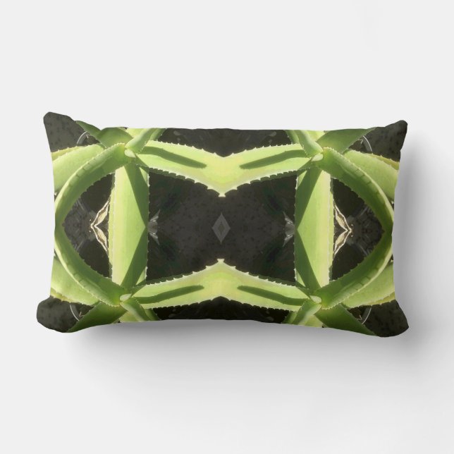 Aloe Mönster 3h Lumbarkudde (Framsida)