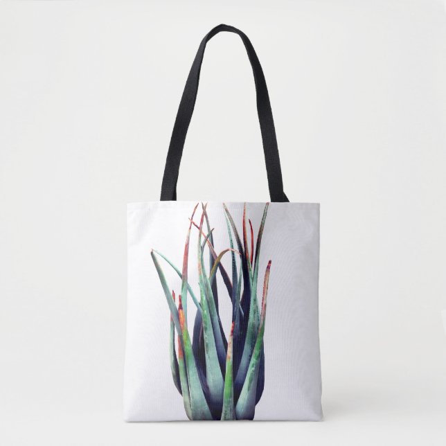 ALoe Plant Photo Tote Bag Tygkasse (Framsida)