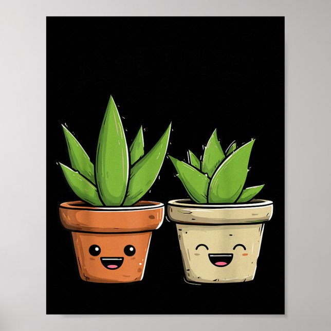 Aloe There Funny Succulent Plant Lover  Poster (Framsidan)