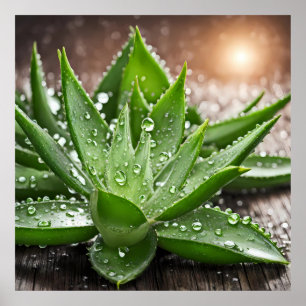 Aloe Vera-anläggningen Poster