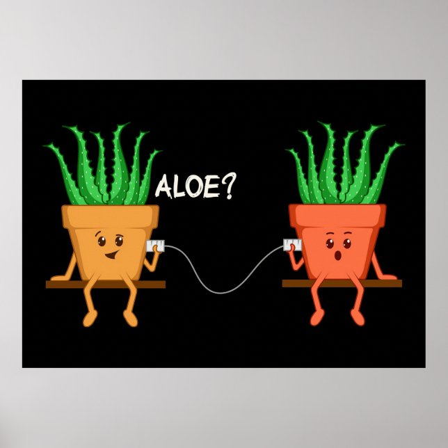 Aloe Vera Barber Poster (Framsidan)