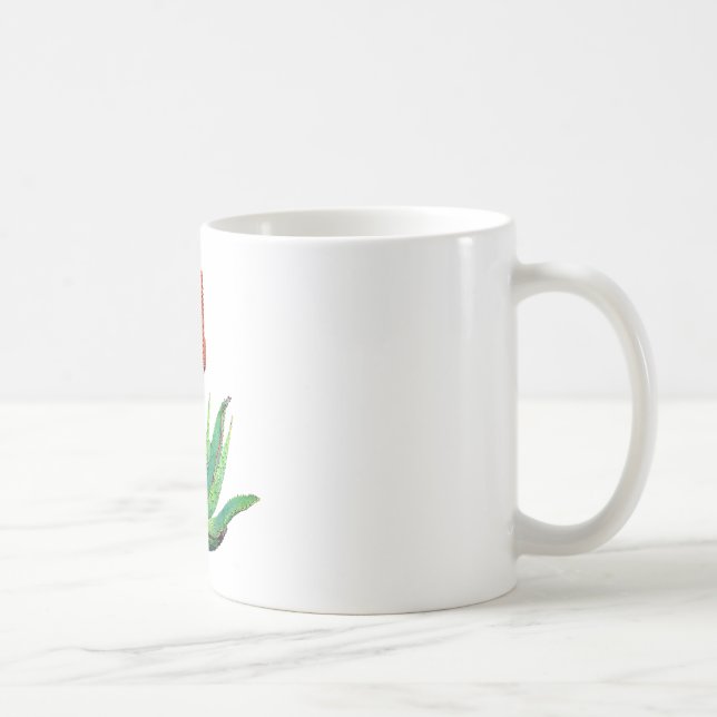 Aloe Vera Mugg, Botaniskt Kaffemugg (Höger)