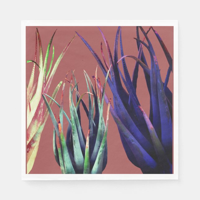 Aloe Vera Pappra blöjor Pappersservett (Framsidan)