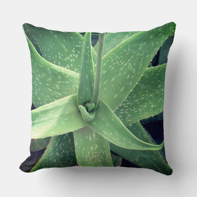 Aloe Vera Plant Kudde (Framsida)