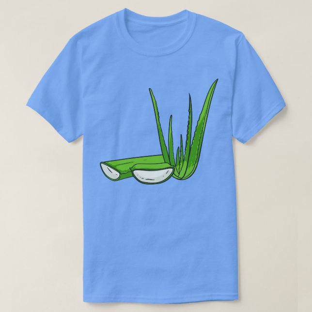 Aloe Vera Plant Nature Plants T Shirt (Design framsida)