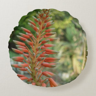 Aloe Vera Plant Photo Round Cushion Rund Kudde
