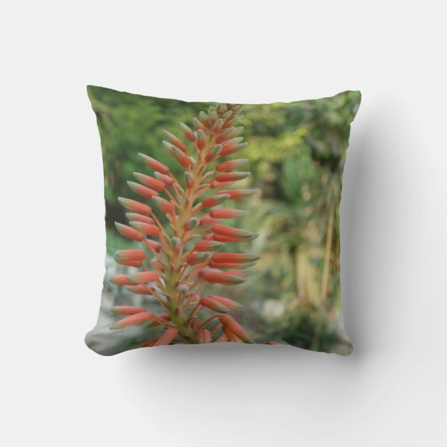 Aloe Vera Plant Photo Throw Cushion Kudde (Framsida)