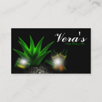 Aloe Vera vaggar Spavisitkorten Visitkort