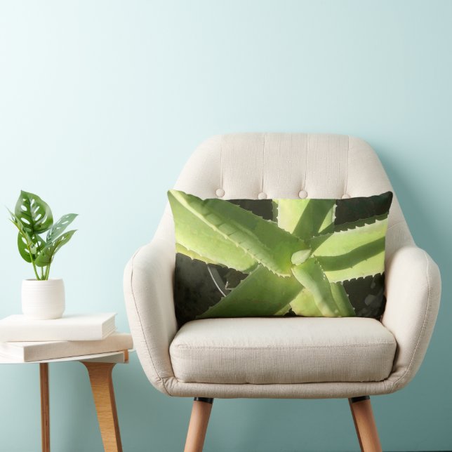 Aloe Vera-växt Lumbarkudde (Stol)