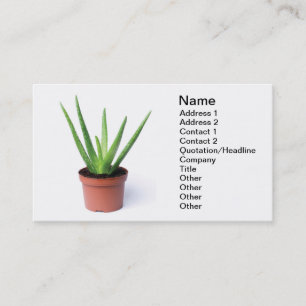 Aloe Vera Visitkort