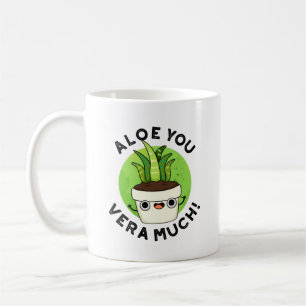 Aloe You Vera Mo Ludny Plant Pun Kaffemugg