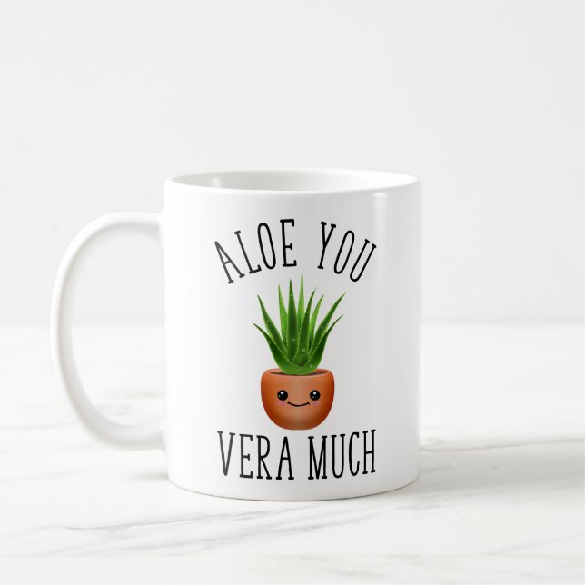Aloe you Vera Münch Kaffemugg (Vänster)
