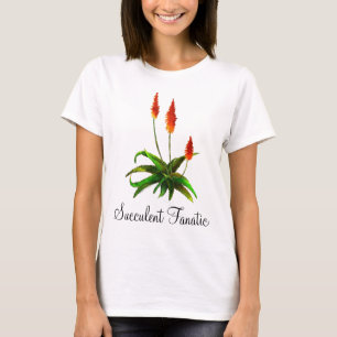 Aloevattenfärgdam T-tröja T-shirt