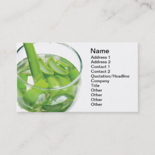AloeVera coctail Visitkort