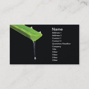 AloeVera gel Visitkort