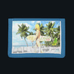 Aloha 01<br><div class="desc">Aloha! Dream Ligcape med en tjej som bjuder oss att surfa och ha roligt, sport, i fullt. Teckning skapat med datorbilden 3d 2d.</div>