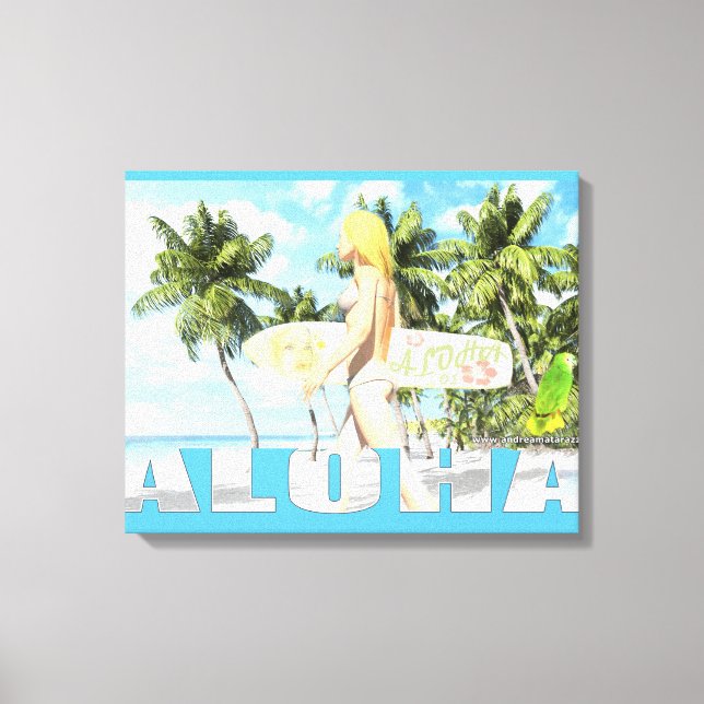 Aloha 01 canvastryck (Framsida)