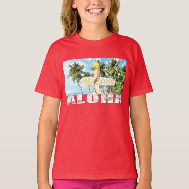 Aloha 01 t shirt (Framsida)