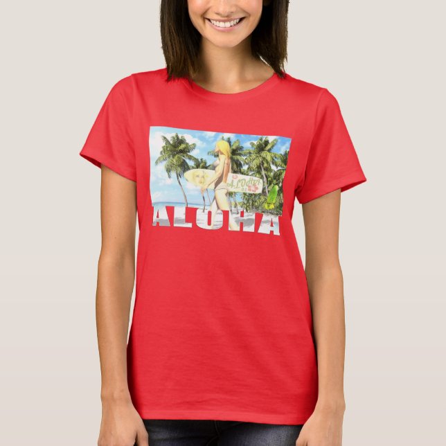 Aloha 01 t shirt (Framsida)