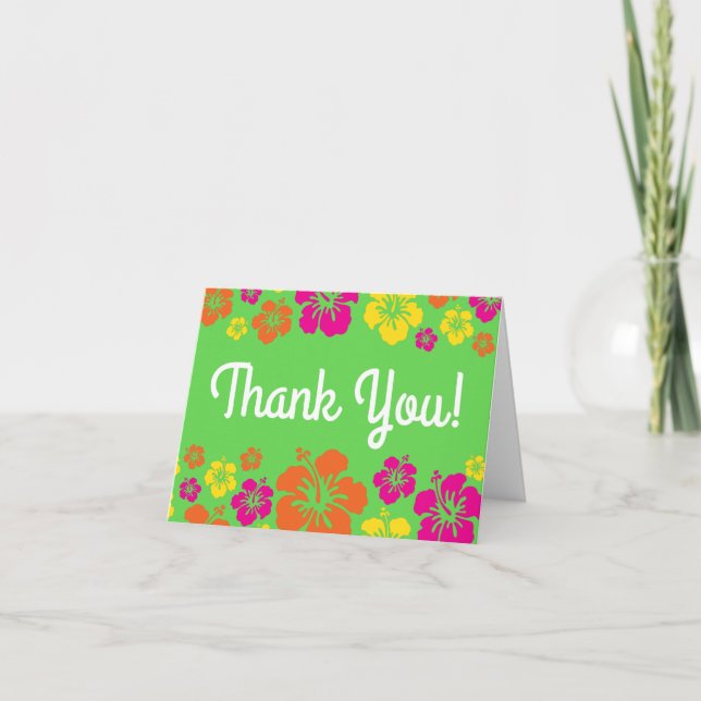 Aloha 1st födelsedagsfesttema för gullig hawaiibo kort (Framsida)