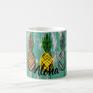 Aloha ananas vintage tasse kaffemugg