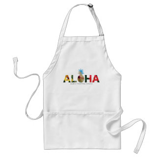 Aloha and pineapple Hibiscus pictures Förkläde