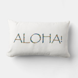 "Aloha!" Anpassad design Lumbar Pillow Lumbarkudde