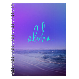 Aloha Anteckningsbok Med Spiral