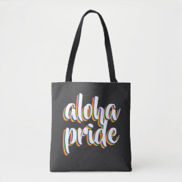 Aloha är Aloha Rainbow Pride Hawaii Tygkasse